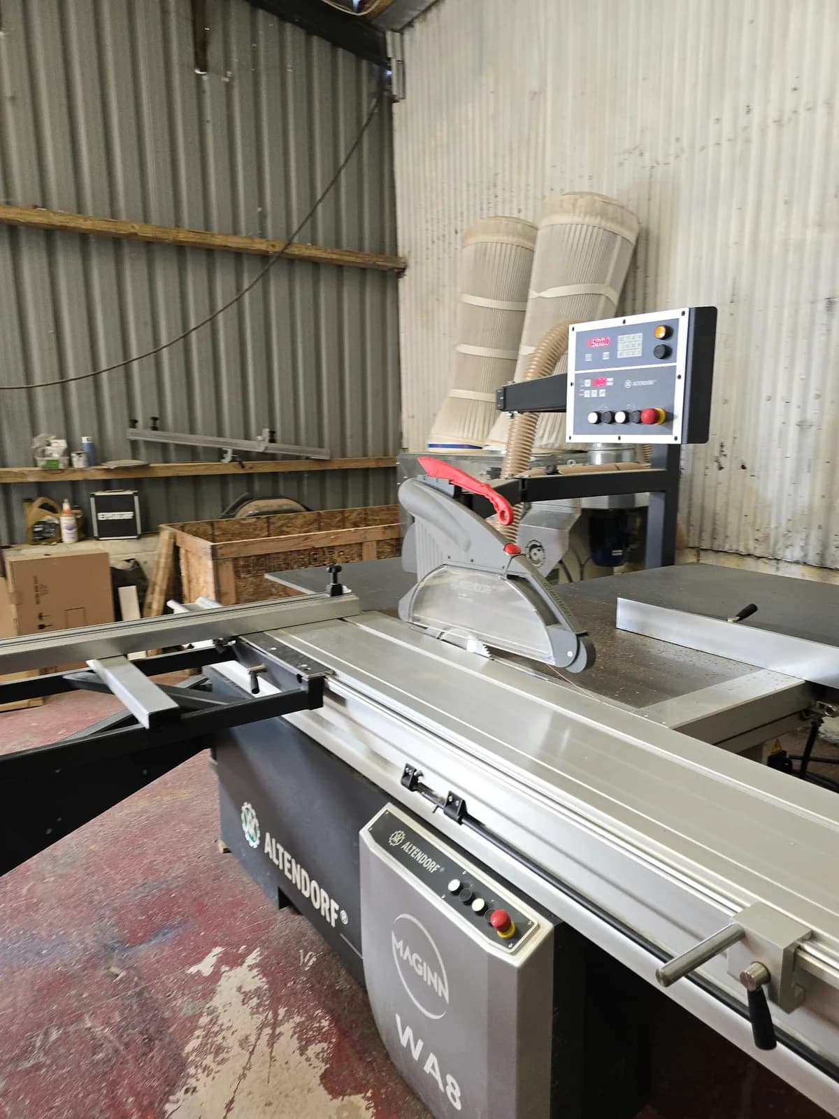Professional panel saw used for accurate furniture board cutting